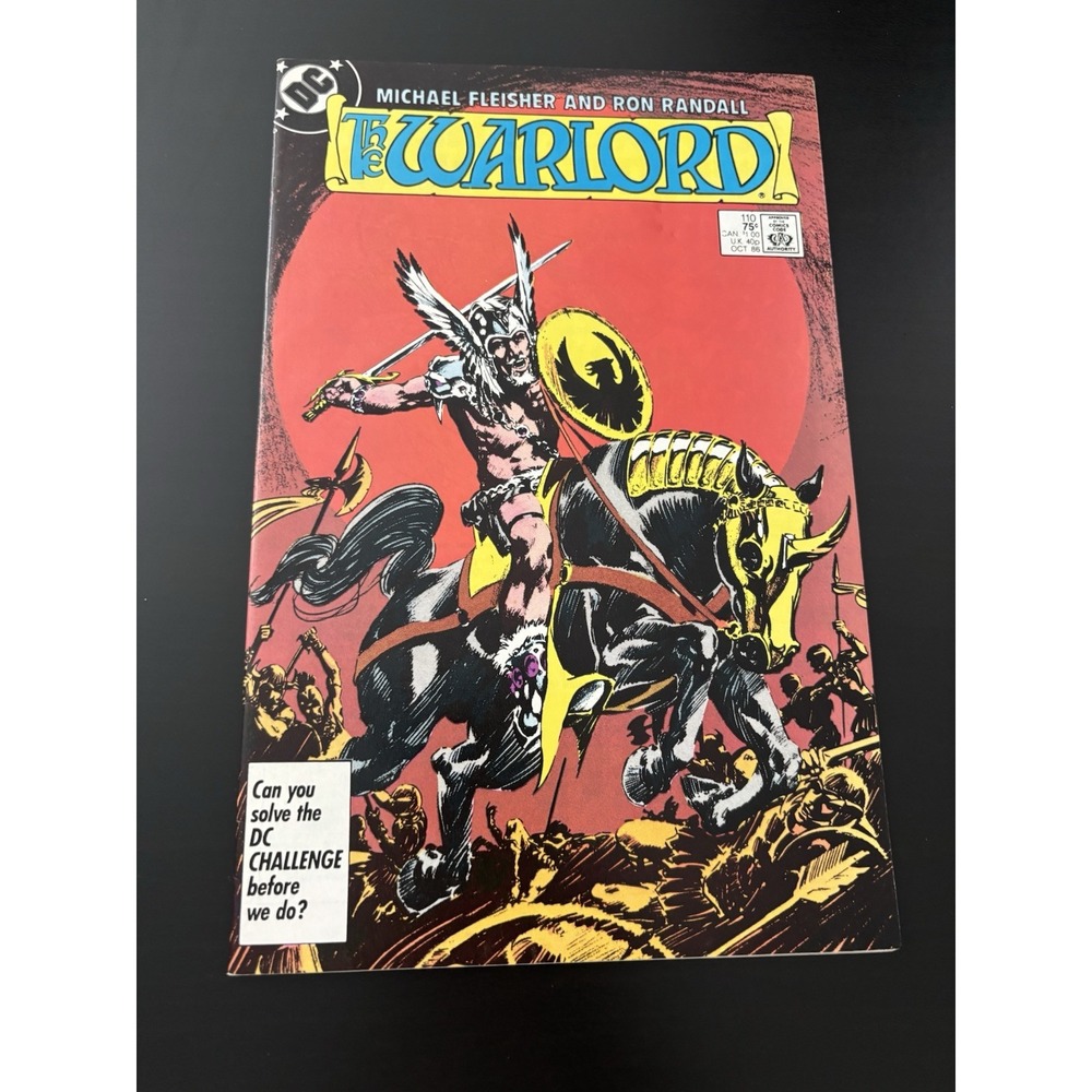 Warlord #110‎ DC Comics October 1986